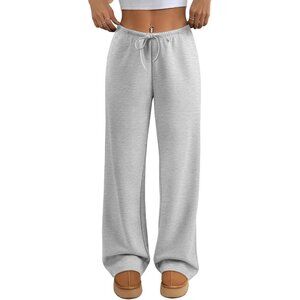 Womens Sweatpants Wide Leg Barrel Pants Baggy Joggers Low Waist Fall Fashion Win